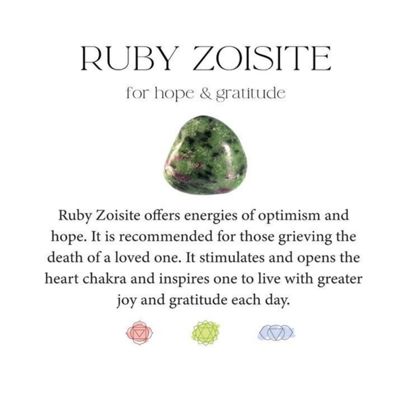 Ruby in Zoisite Ring - Picture 8 of 8